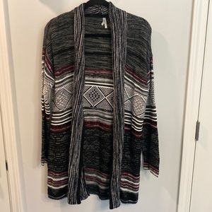 Long length winter sweater